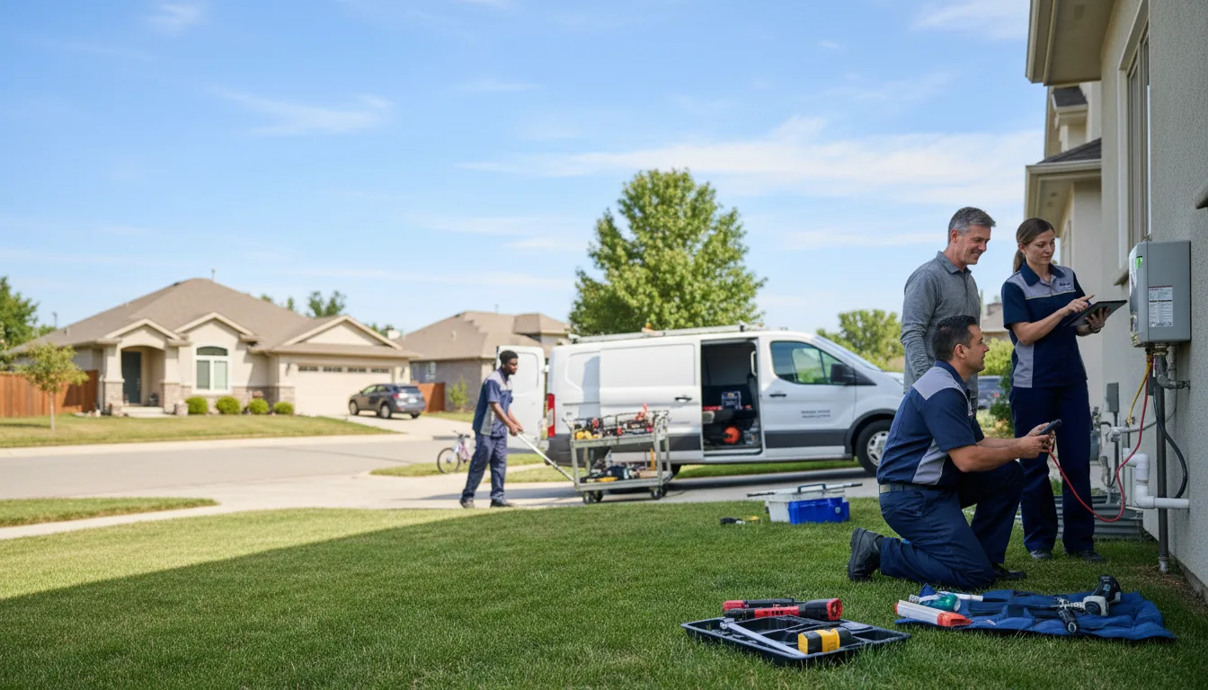 Tankless water heater service in Pennington, MN